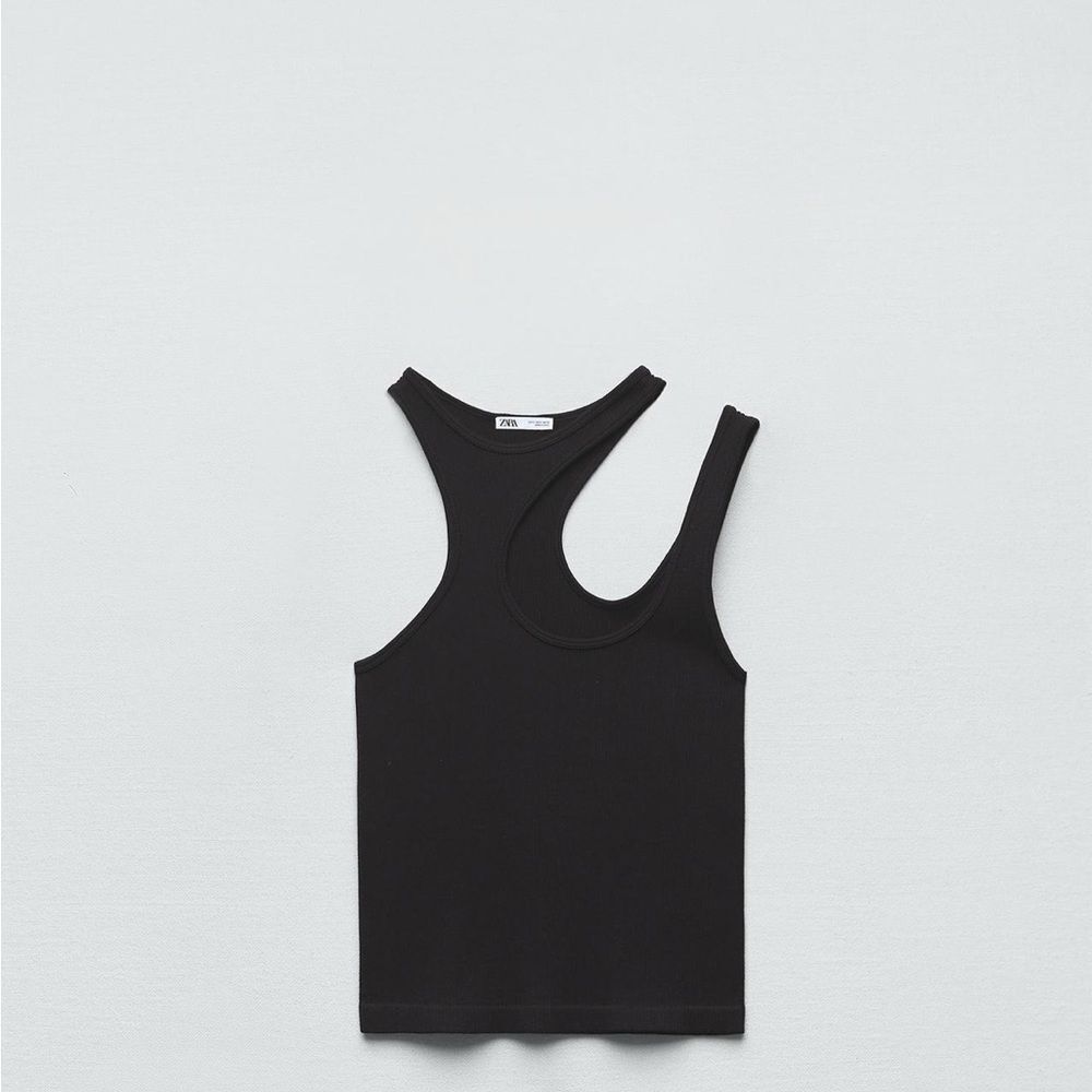 Zara Black Sleeveless Top